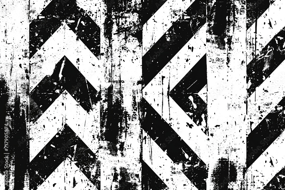 Naklejka premium grunge aesthetics with this vintage black and white trendy texture. Tailored for extreme sportswear, racing, cycling, football, and motocross, elevate your space with a captivating backdrop