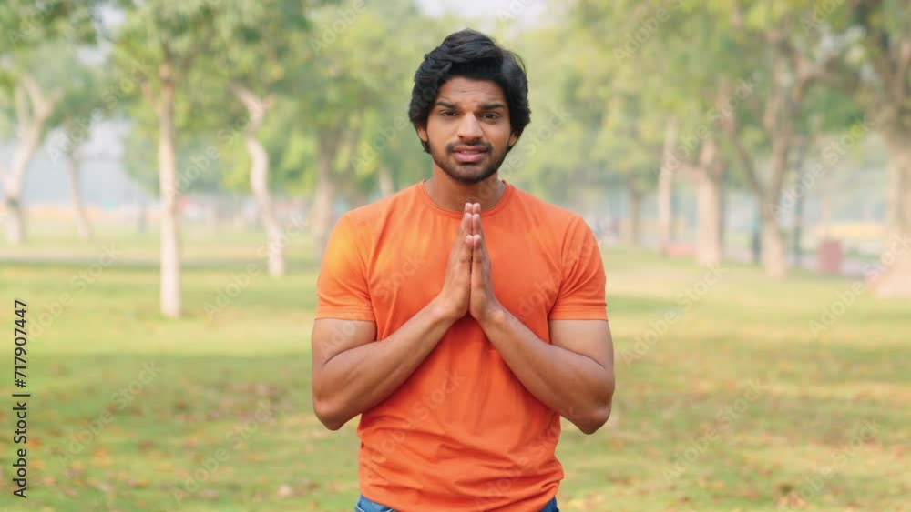 Indian Man Asking for Mercry Indian Man Asking for Mercry