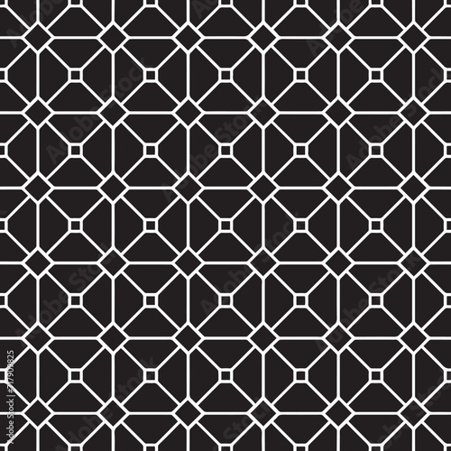 Abstract geometric pattern Black and white ornament. Seamless pattern for web, textile and wallpapers
