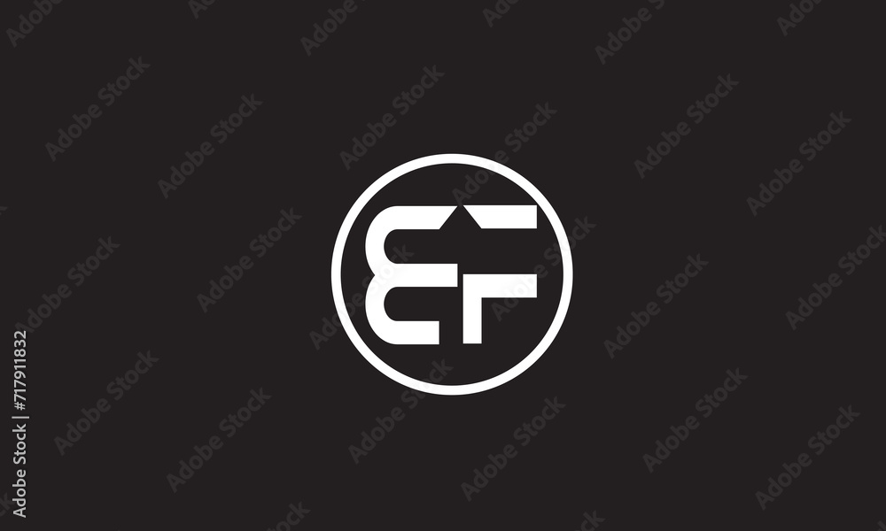 BF, FB, F, B Abstract Letters Logo Monogram BF, FB, F, B Abstract Letters Logo Monogram
