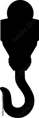 Vektor Silhouette Haken - Kranhaken