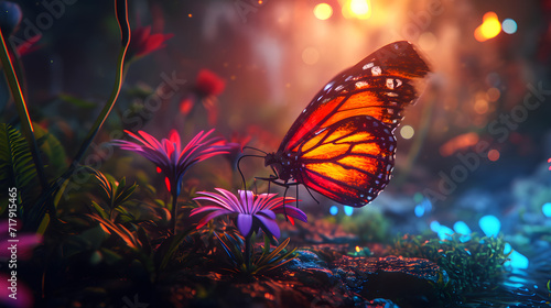 butterfly on flower © john