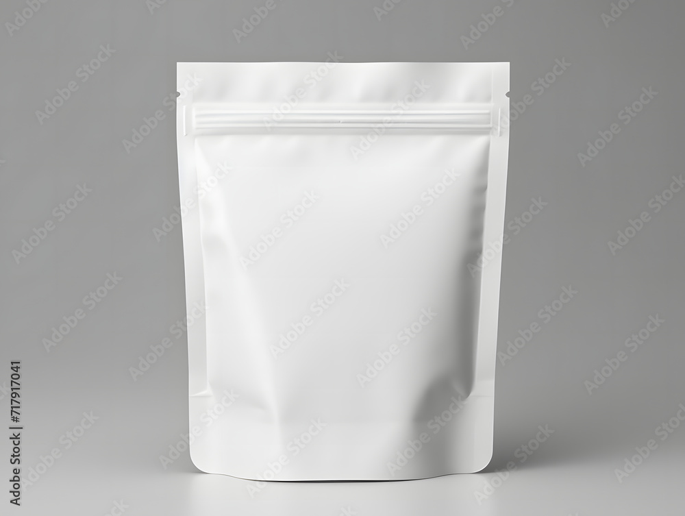 3D blank Coffee Pouch mockup with isolated background 3D blank Coffee Pouch mockup with isolated background