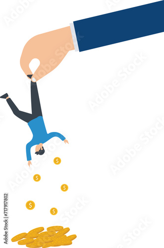 Tax hike, government increase tax or steal money from people, debt or loan interest to pay off, unethical people overcharge bills, greedy businessmen hold small people shaking to get all their money.
