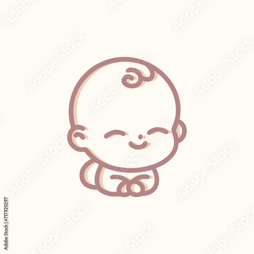 cute baby child vector