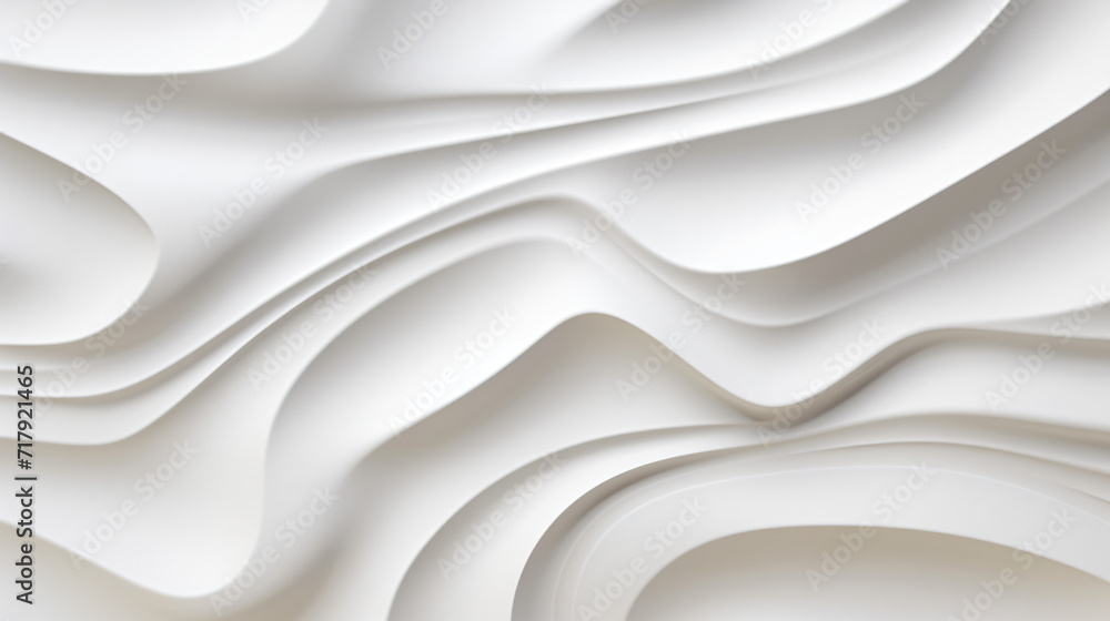 a white, wavy background, ceramic, accurate topography, soft-edged a white, wavy background, ceramic, accurate topography, soft-edged