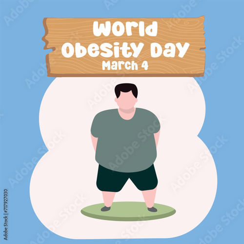 World Obesity Day vector design perfect for the celebration of the day.