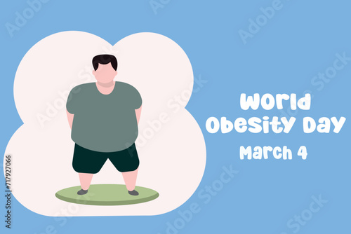 World Obesity Day vector design perfect for the celebration of the day.