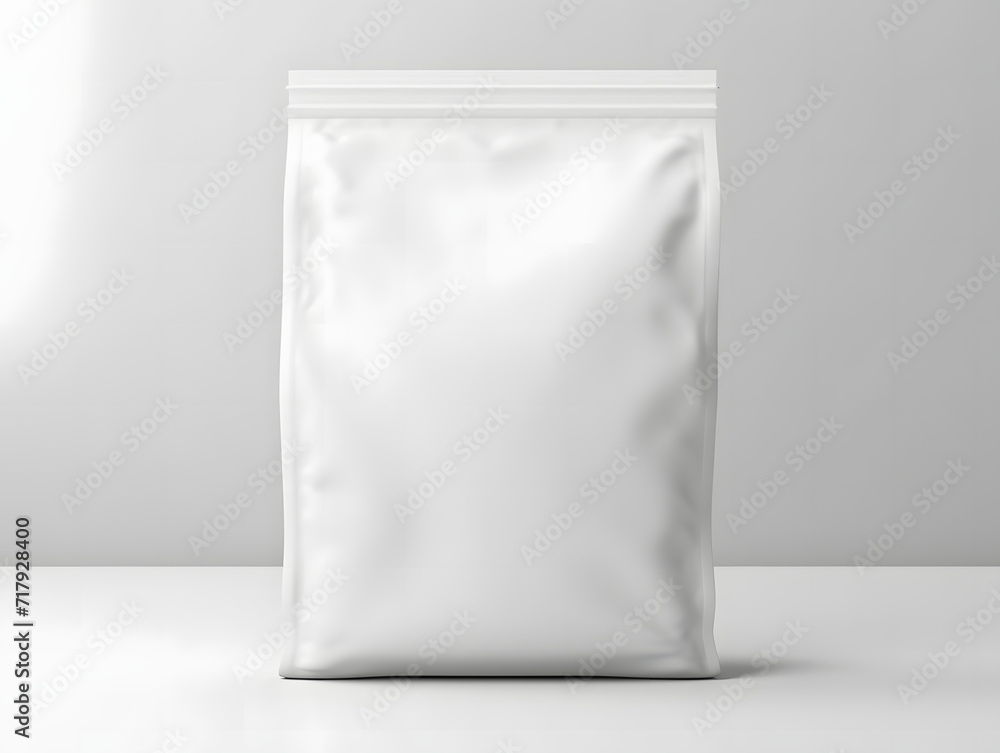 3D blank Coffee Pouch mockup with isolated background 3D blank Coffee Pouch mockup with isolated background