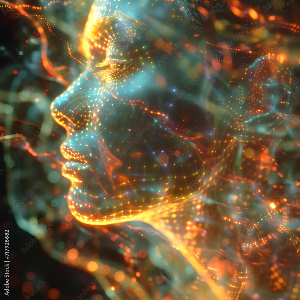 Holo Abstract 3D Girl Holo Abstract 3D Girl