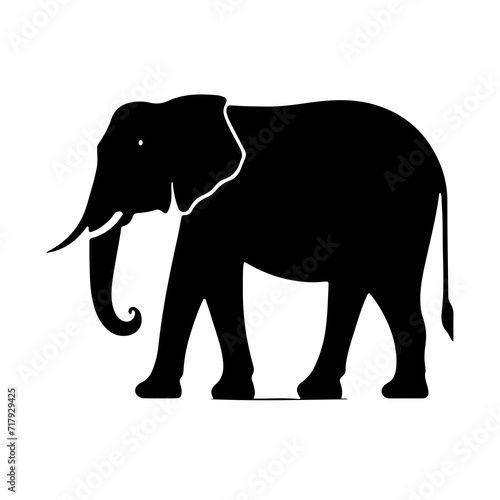 elephant silhouette vector