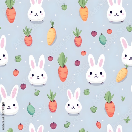 Bunny easter pattern