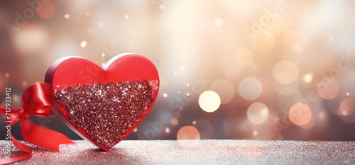 valentine themed background copy space