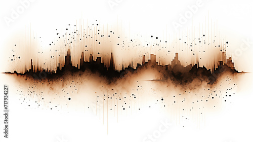 black and brown city background with splashes