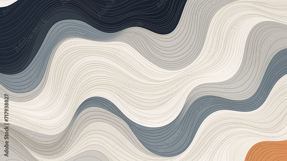 An intricate digital pattern with a modern and minimalistic design, featuring clean lines and neutral colors, suitable for creating a sleek and contemporary background
