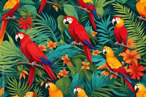Vibrant Summer Parrot Add a burst of tropical color to your projects with our vibrant summer parrot stock images on Adobe Stock. From radiant feathers to playful antics, our high-quality visuals -