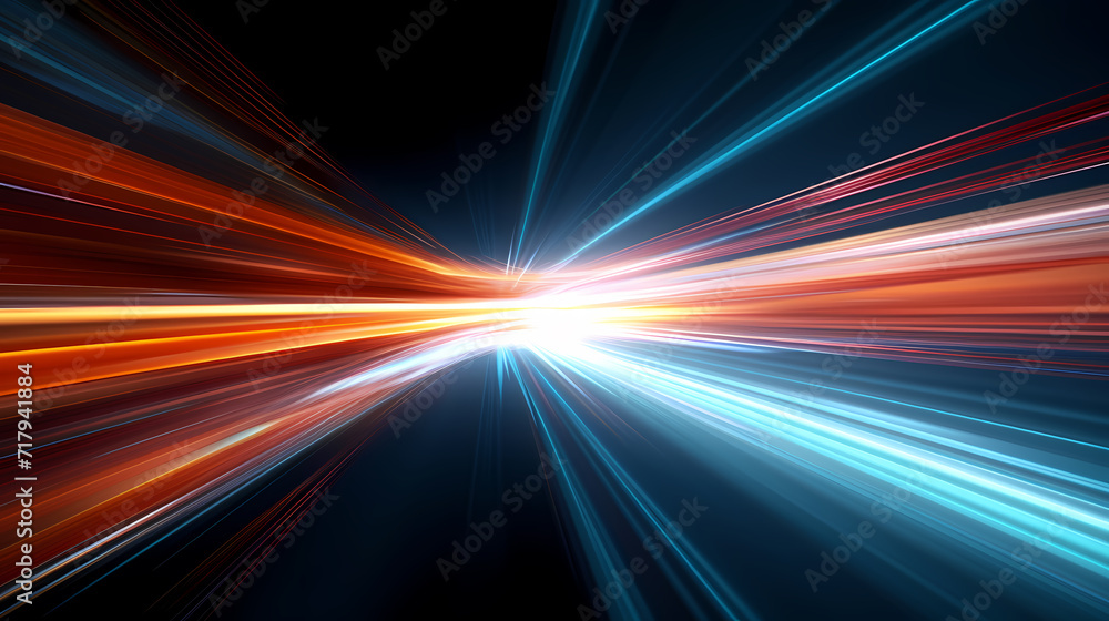 Glowing shiny line effect vector background, technology line background and light effect, 3D rendering Glowing shiny line effect vector background, technology line background and light effect, 3D rendering
