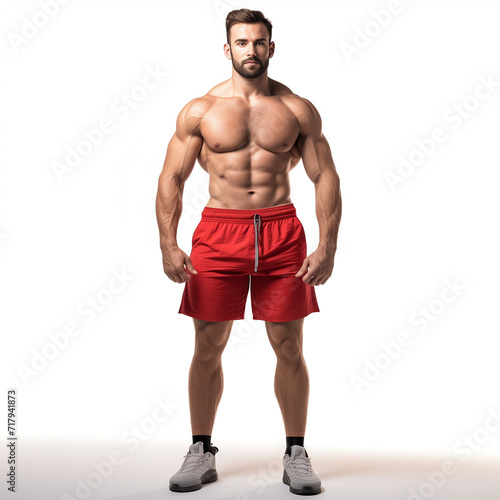 athletic body of a man in sportswear. sport . healthy lifestyle