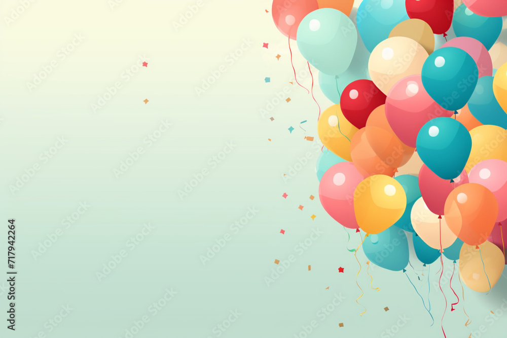 illustration of balloons