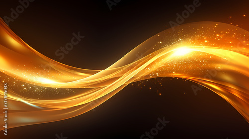 Glowing shiny line effect vector background, technology line background and light effect, 3D rendering