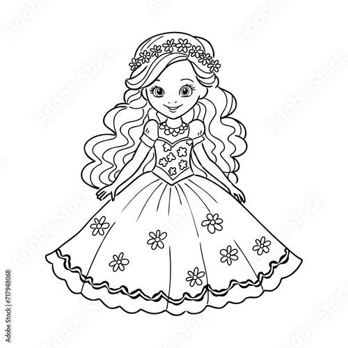 Little Princess Coloring page for kids