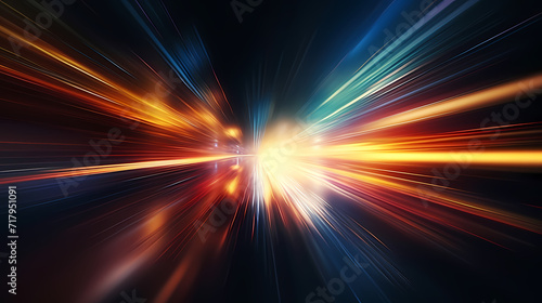 Future technology lines background, abstract future technology background © jiejie