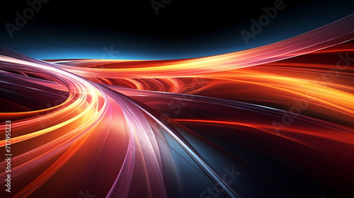 Future technology lines background, abstract future technology background