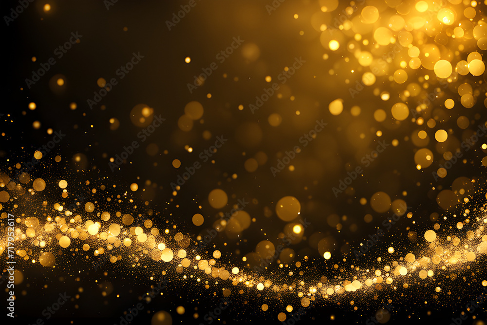Gold glow particle Gold glow particle