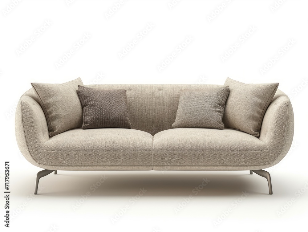 Obraz premium sofa isolated on white background