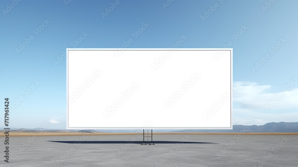 Fototapeta premium A billboard set against the sky 