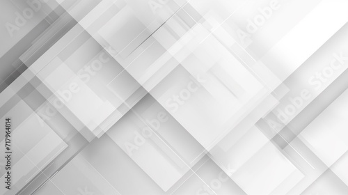 Seamless Geometric Design: Abstract 3D Cube Pattern with Gray Tones and Light Elements for Business and Technology Concepts