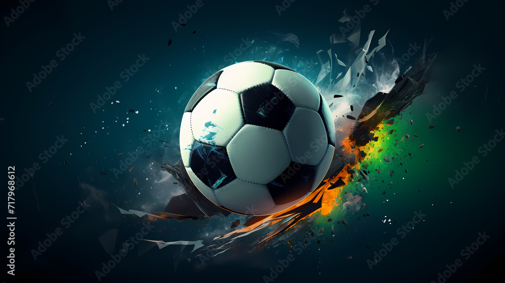 Naklejka premium super bowl background, american football banner