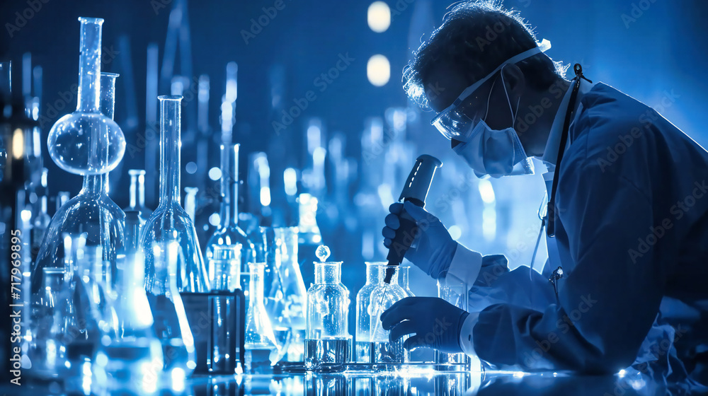 Scientific Discovery in Action: Researchers Working in a High-Tech Laboratory Scientific Discovery in Action: Researchers Working in a High-Tech Laboratory