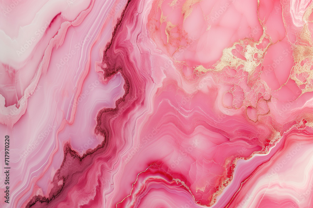 abstract pink marble background image. Created with Generative AI technology