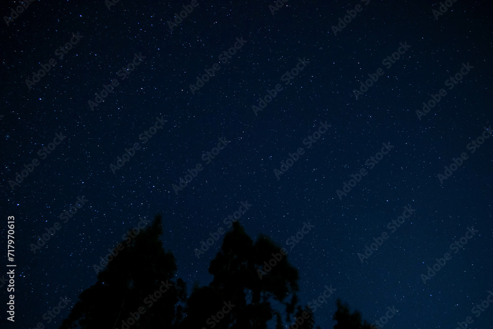 Starry night sky Starry night sky