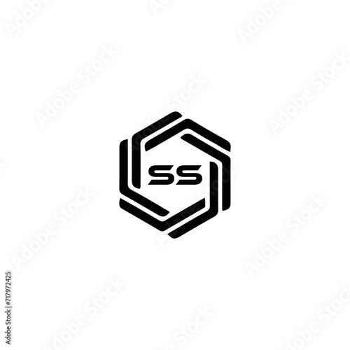 SS logo. S S design. White SS letter. SS, S S letter logo SET design. Initial letter SS linked circle uppercase monogram logo. S S letter logo SET vector design. SS letter logo design five style. 