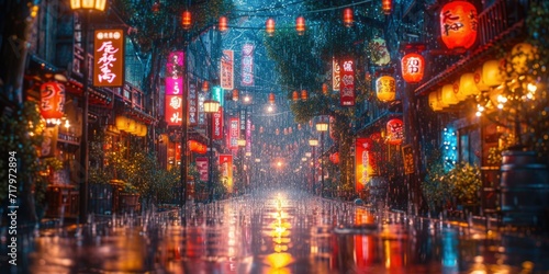 Rainy Night in Old Tokyo © daisy