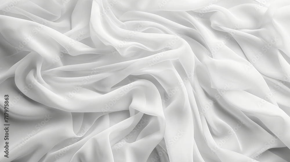 Obraz premium White fabric texture background design element