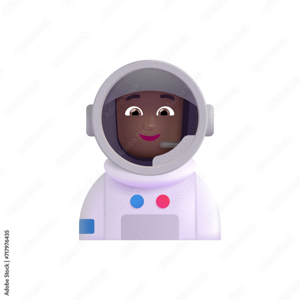 Obraz premium Astronaut: Medium-Dark Skin Tone