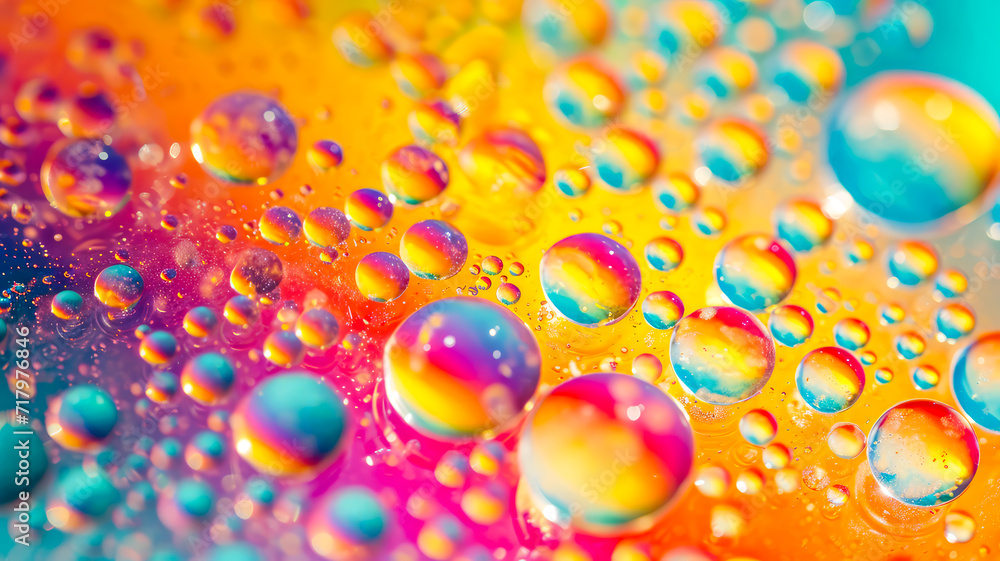 Bunte Blassen und Wasserblassen als Hintergrund Bunte Blassen und Wasserblassen als Hintergrund