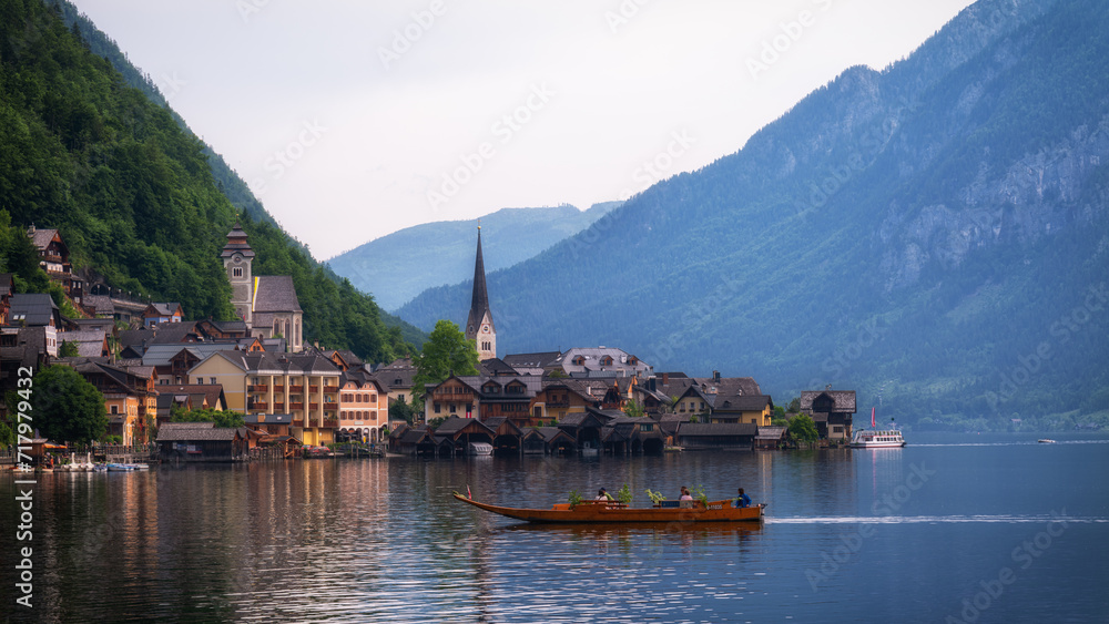 Fototapeta premium Hallstatt am Hallstättersee