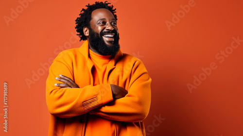 Dynamic African Man Portrait for Commercial Use: Vibrant, Stylish, and Marketable