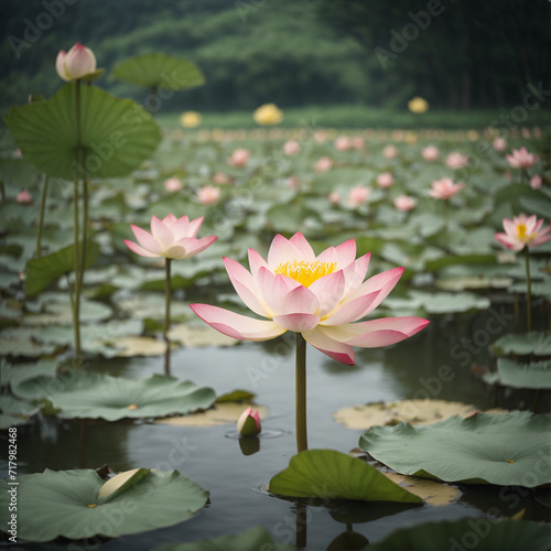  Lotus Pond Tranquility