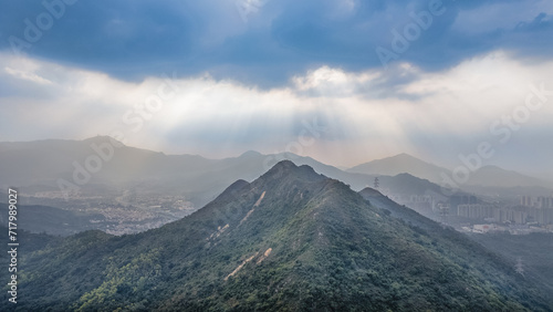 the hill, countryside near Fanling Hong Kong Jan 20 2024 © solution