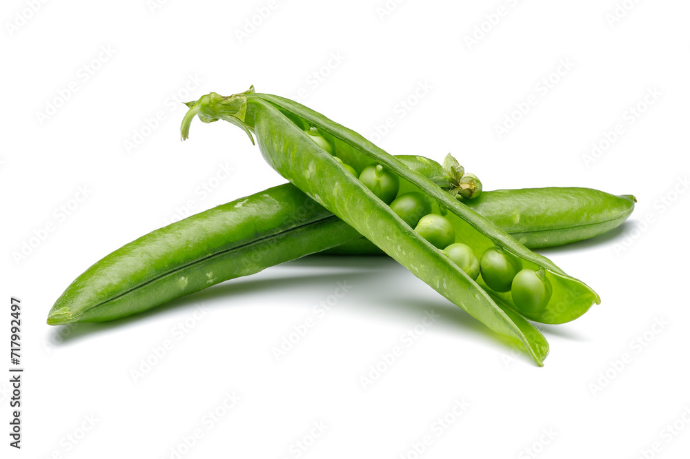 green peas isolated on white background green peas isolated on white background