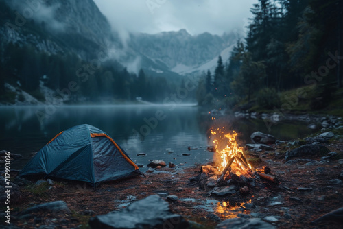 camping --chaos 10 --ar 3:2 --stylize 500 --v 6 Job ID: d3cd5688-33a6-4e52-8fff-d20889a2a081