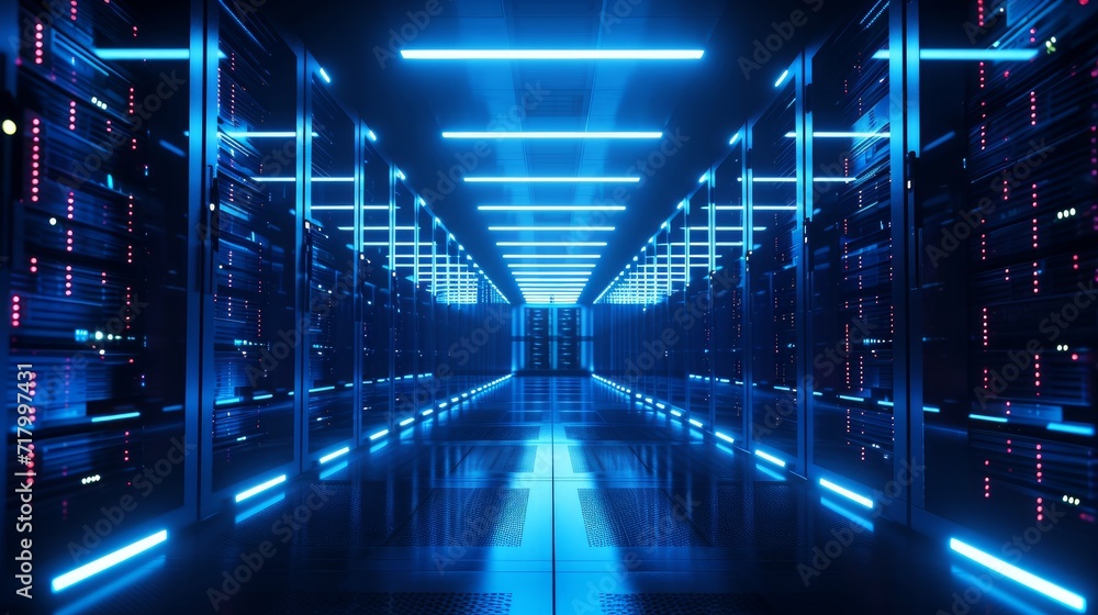 Data Technology Center Server Racks