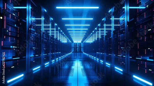 Data Technology Center Server Racks