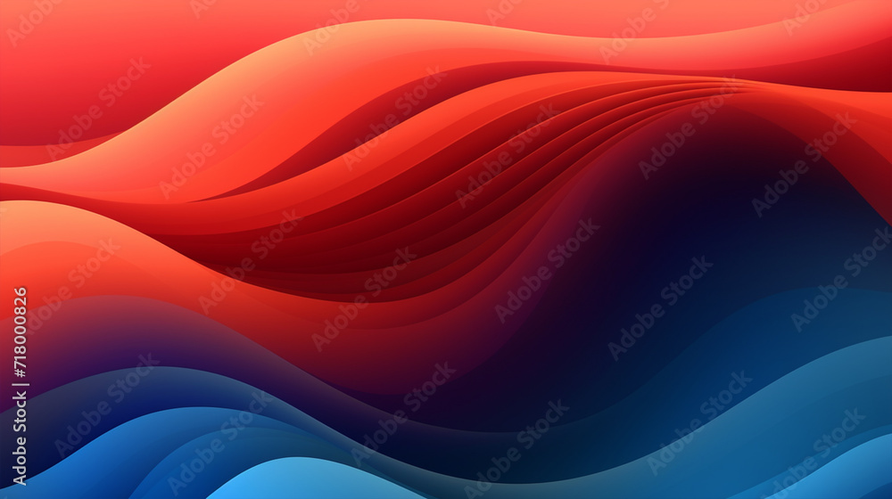 Abstract multicolor waves wallpaper - ai generative Abstract multicolor waves wallpaper - ai generative