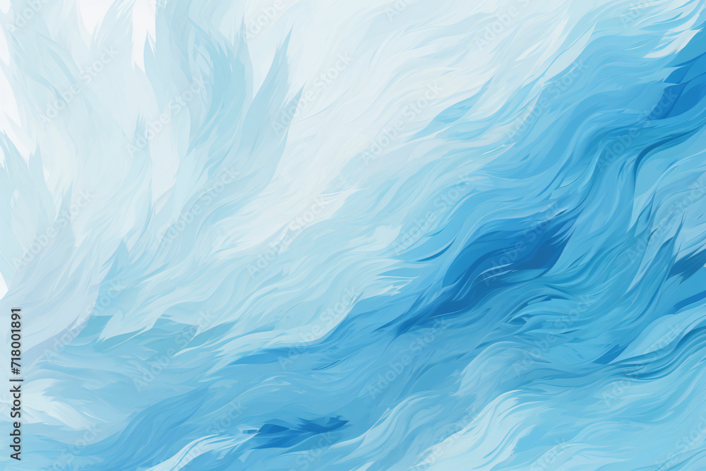 Fototapeta premium Blue brushstrokes background generated AI